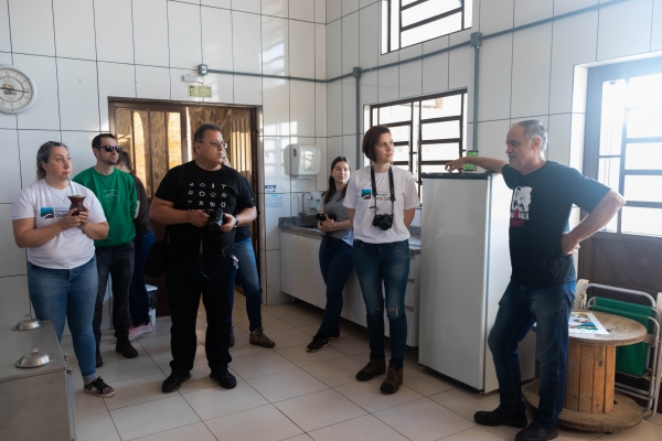 Visita à Cachaçaria Gentil, geoparceiro em São João do Polêsine - Visita técnica aos Geossítios dia 25 (Foto: Cristiano Magrini)